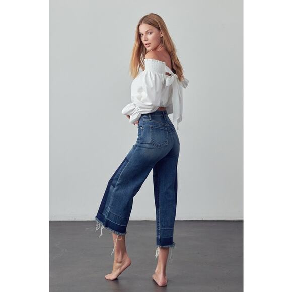 Insane Gene Mid-rise Crop Flare Jeans - P1301 - Size 7/27 - Picture 6 of 10